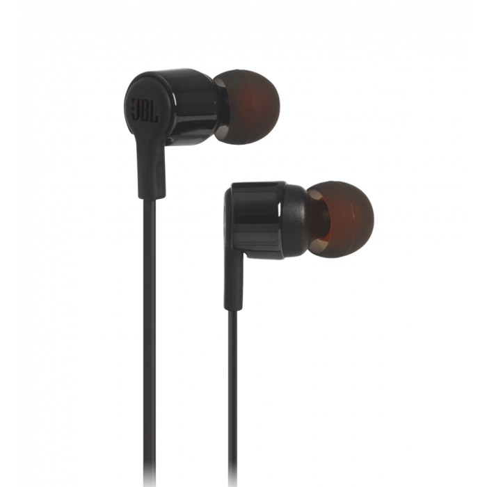 Наушники с микрофоном JBL T210 Black (JBLT210BLK)