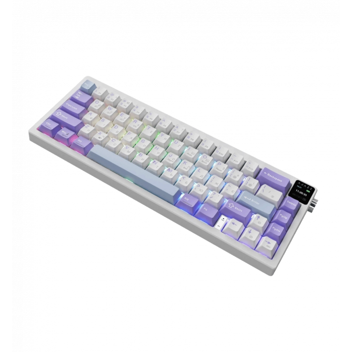 Бездротова механічна клавіатура Ajazz AK650 Flying Fish Switch - Purple (AK650-FF-PWB)