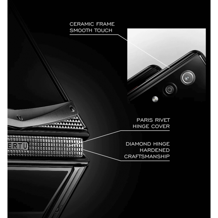 Vertu Quantum Flip Cyber – Black (Exclusive Package)
