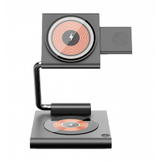 Бездротова Зарядка WIWU [Wi-W023] 3in1 Foldable Series (Grey)