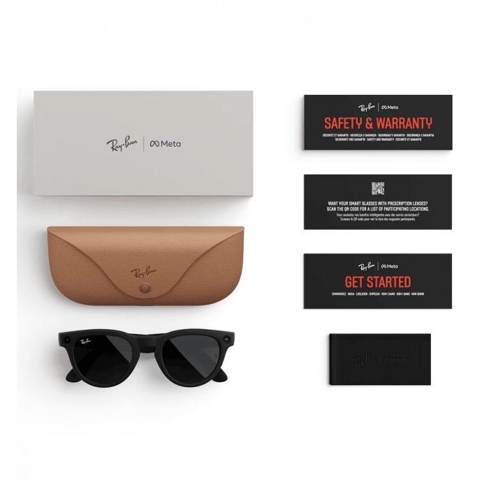 Смарт-окуляри Meta Headliner Matte Black Frame/Charcoal Black Lenses (RW4009 601S87 50-23)