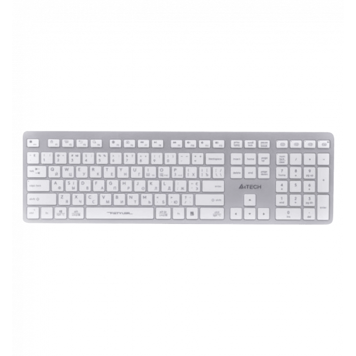Клавіатура A4-Tech Fstyler FBX50C бездротовa, колір білий