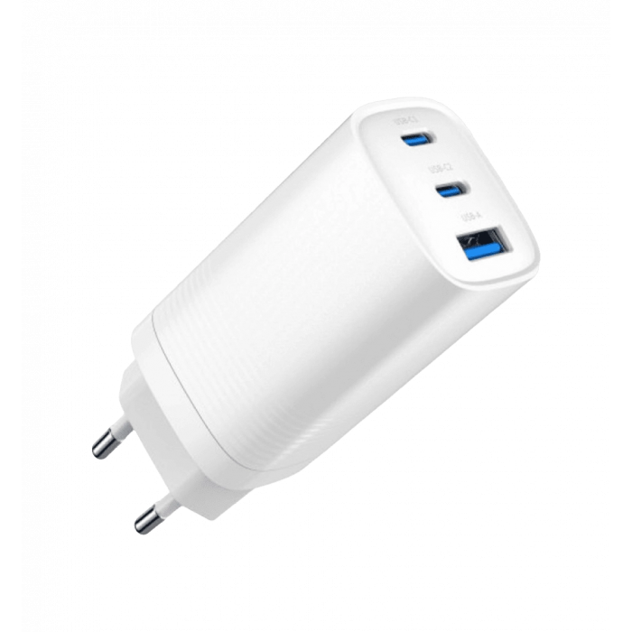 Зарядний пристрій Gembird 65W WHITE