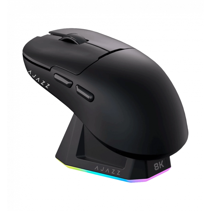 Ігрова бездротова миша Ajazz  AJ159PRO -3 Mod-Black-3395-8K Charging Dock