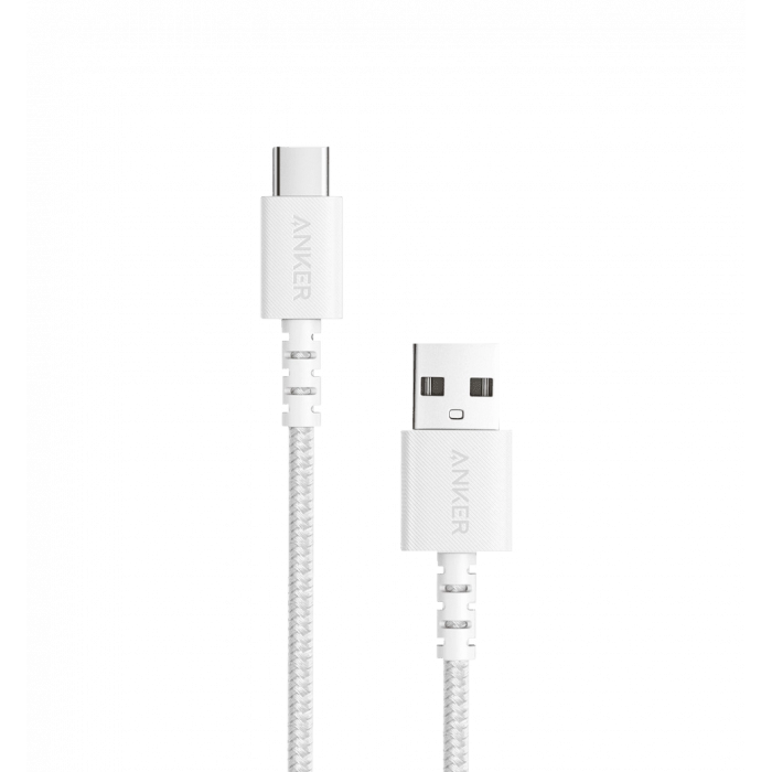 Кабель ANKER Powerline Select+ USB-C to USB-A 2.0 - 0.9м (Білий)