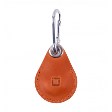 Шкіряний чохол INCARNE Key Tag для AirTag коньяк