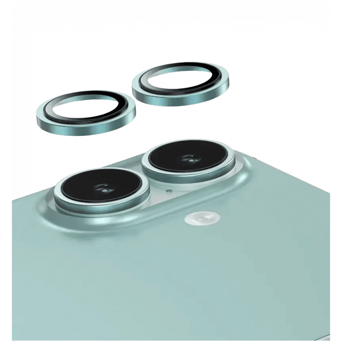 Захисне скло на камеру Keephone KP-SPL-002 iPhone 16/16 Plus Green