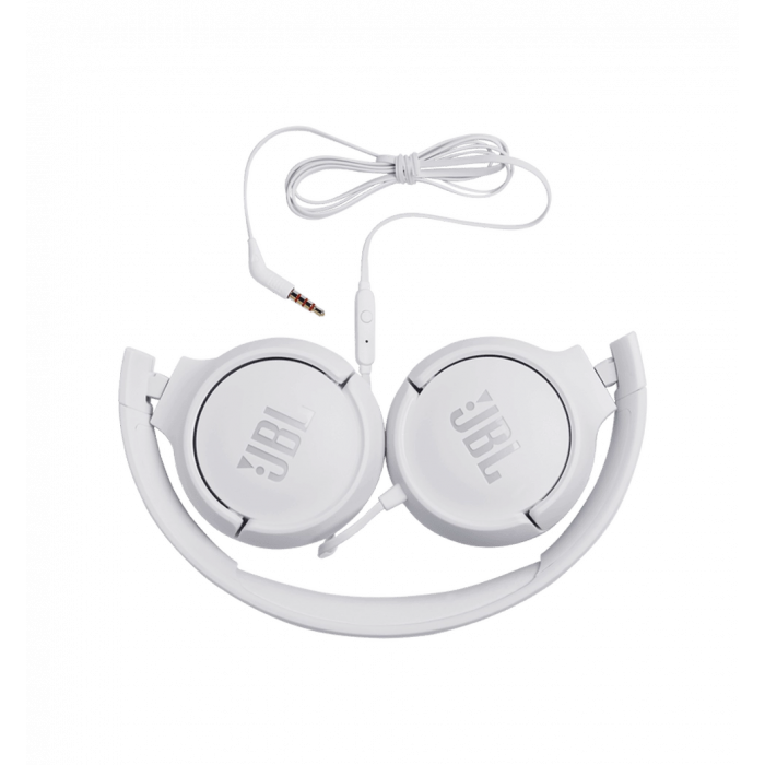 Навушники з мікрофоном JBL Tune 500 White (JBLT500WHT)