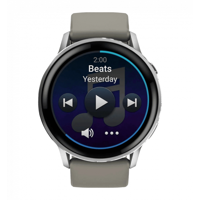 Smart watch Garmin Venu 4 45 mm Silver with Silver Gray Silicone Band (010-03014-01)