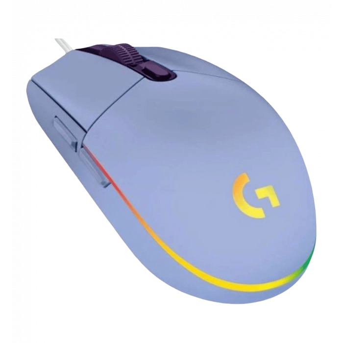 Миша LOGITECH G102 LIGHTSYNC - LILAC - EER