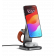 Зарядний пристрій Satechi 3-in-1 Foldable Qi2 Wireless Charging Stand Space Gray (ST-Q31FM-EA)