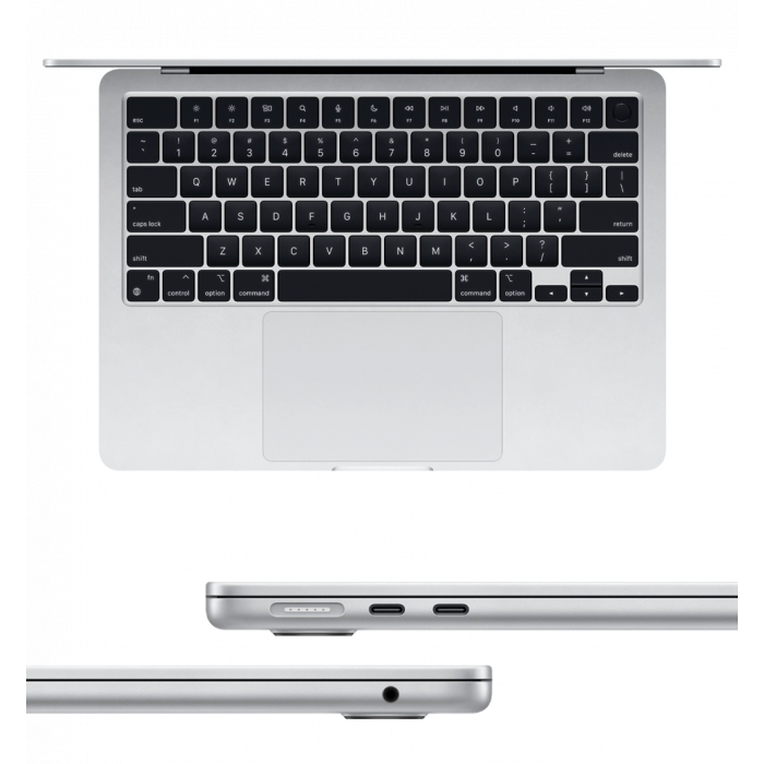 MacBook Air 15" Apple M3/8CPU/10GPU/8GB/256GB SSD/Silver (MRYP3)