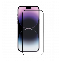 Захисне скло +NEU Chatel Corning Gorilla Glass with mesh for iPhone 14 Pro Front Black