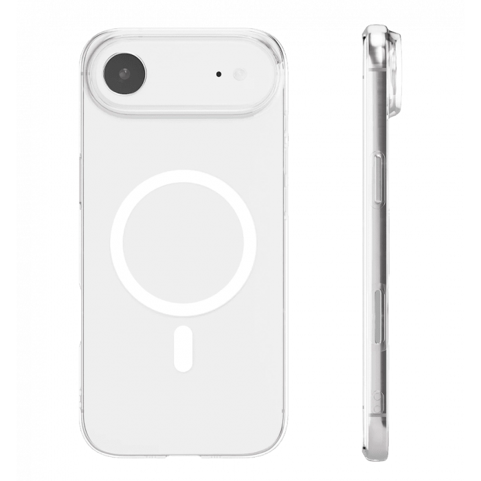 Чохол Puro Cover in TPU+PC "LITE MAG" with Magsafe for iPhone 17 Air, transparent PUIPC1766LITEMAGTR