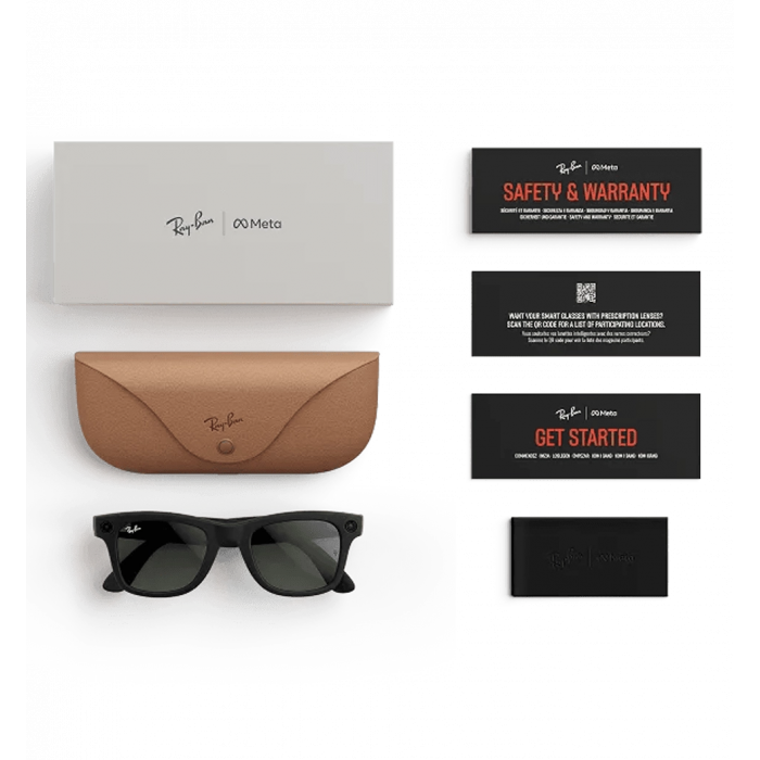 Смарт-окуляри Ray-Ban Meta Wayfarer Matte Black/Clear to Gray Transitions (RW4006 601S1M 50-20)