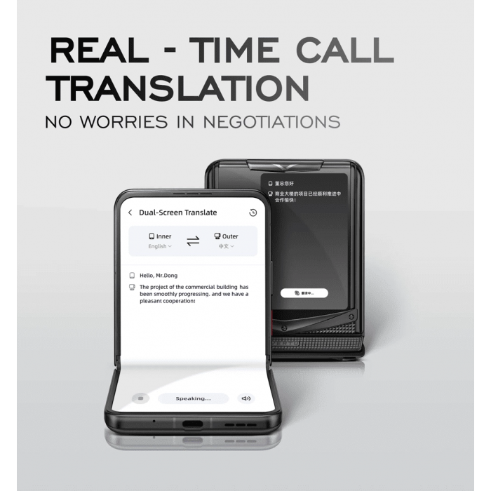 Vertu Quantum Flip Cyber – Celestial Dark (Agate Exclusive Package)