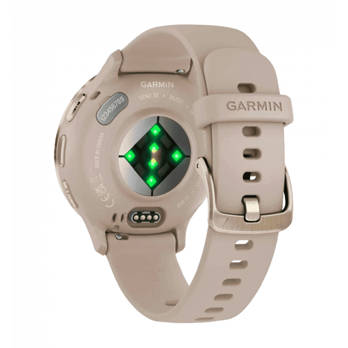 Garmin Venu 3S Soft Gold S. Steel Bezel with Ivory Case and S. Band (010-02785-04/54) Used