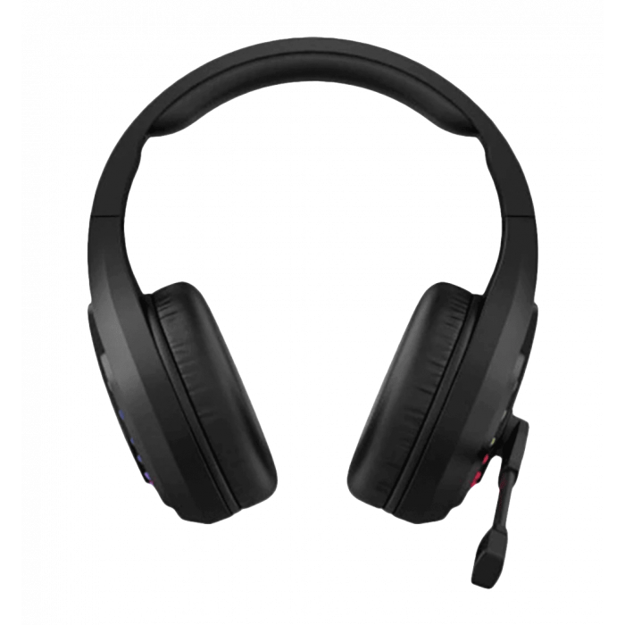 Гарнітура ігрова Bloody GR230 з LED підсвічуванням, чорний колір, Bluetooth v5.2 + 2.4GHz + 3.5 Jack