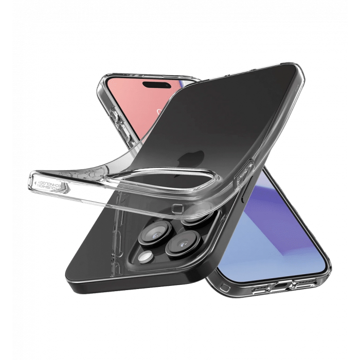 Чохол Spigen для Apple iPhone 15 Pro Liquid Crystal, Crystal Clear (ACS06699)