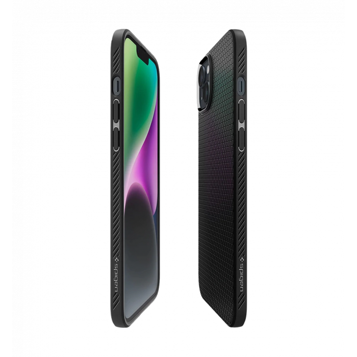 Чохол Spigen  iPhone 14 Plus Liquid Air, Matte Black (ACS04891)