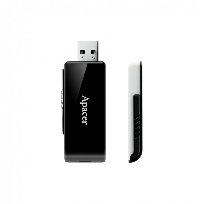Флешка Apacer 3.2 (AH350) 128GB Black (AP128GAH350B-1)