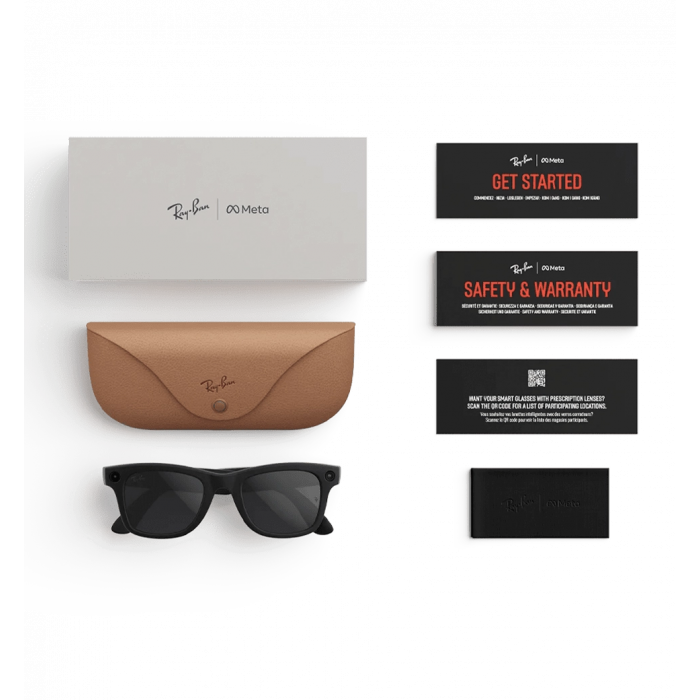 Смарт-окуляри Ray-Ban Meta Wayfarer [Gen2] Matte Black Frame/Clear to Grey Transitions Lenses (RW4012 601S1Z 50-22)