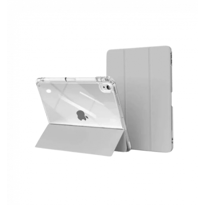 Чохол Comma для iPad Pro 13" [2024] Joy PU Case with Pen Holder Series (Grey)