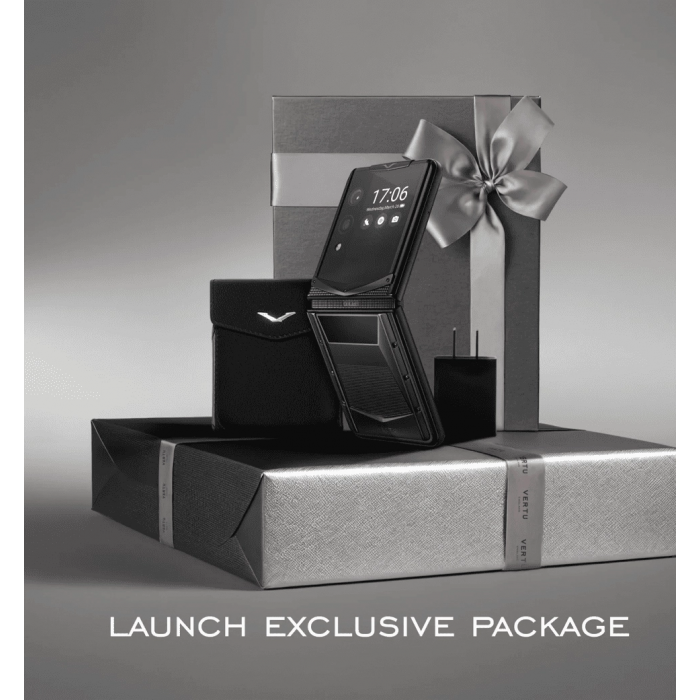 Vertu Quantum Flip Cyber – Black (Exclusive Package)