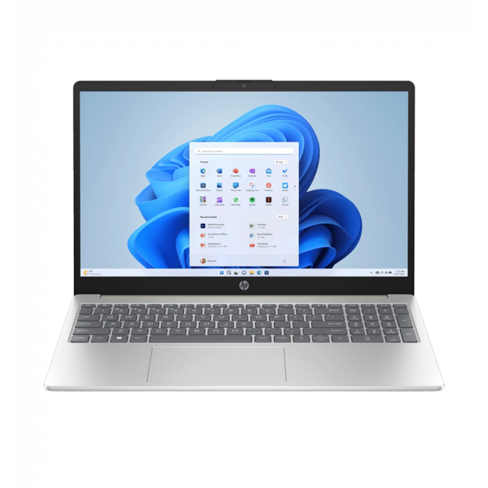 Ноутбук 15.6" HP 15-fd0086ua AG (9H8Q1EA)/Intel N200/8GB/256GB SSD/Intel UHD/Win11/Gold