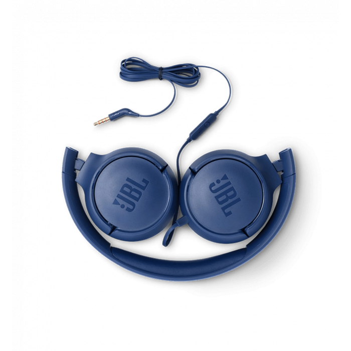 Навушники з мікрофоном JBL Tune 500 Blue (JBLT500BLU)