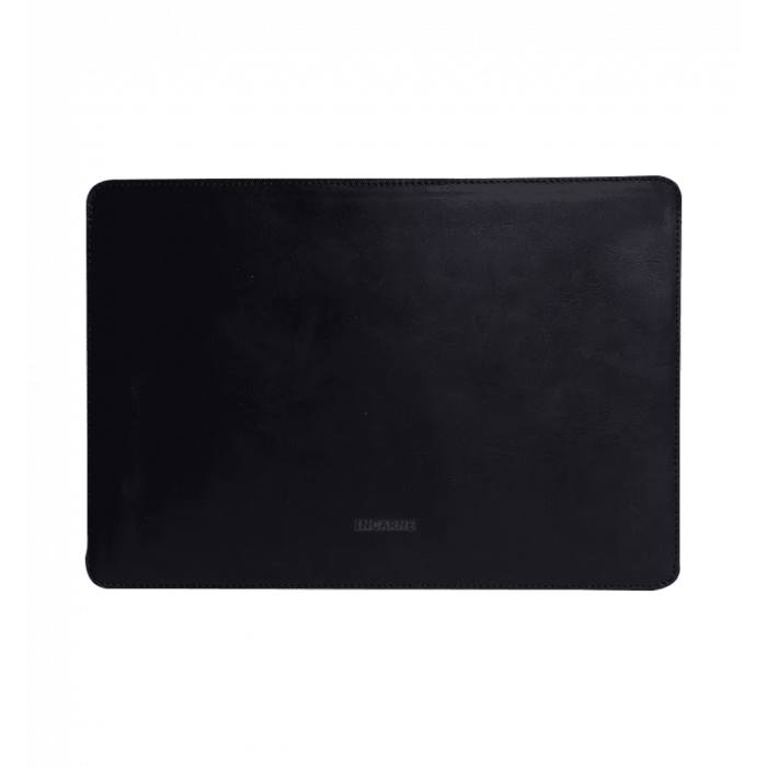 Шкіряний чохол INCARNE Gamma Plus MacBook Air 13" 2018-2022 чорний
