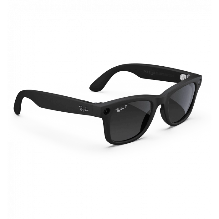 Smart glasses Ray-Ban Meta Wayfarer [Gen 2] Standard Matte Black Frame / Clear Lenses (RW4012 601SSB 50-22)