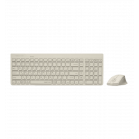 A4Tech Fstyler FG2400 Air (Beige), комплект бездротовий клавіатура з мишою, колір бежевий
