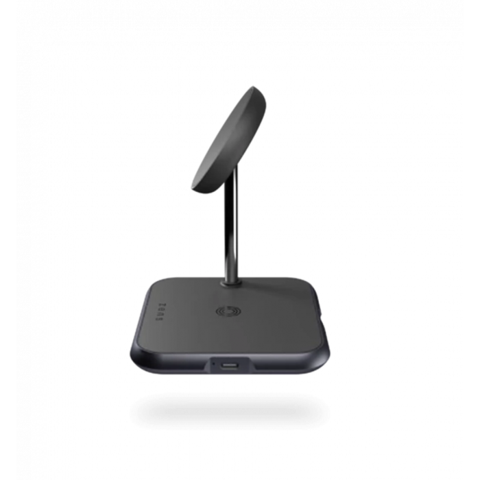 Зарядна станція Zens Magnetic 3-in-1 Aluminium Wireless Charger Black (ZEDC19B/00)