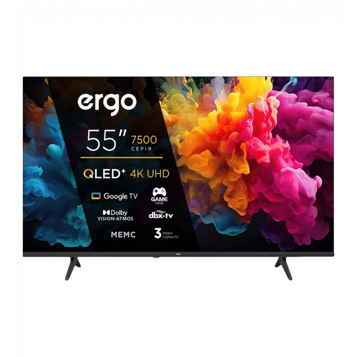 Телевізор ERGO 55JUQ7500 рідкокристалічний