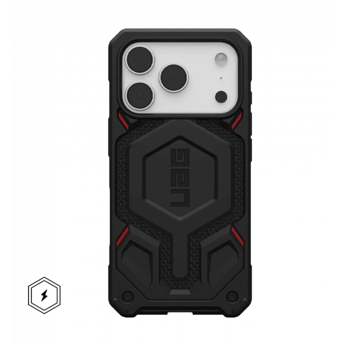 Чохол UAG для iPhone 17 Pro, Monarch Pro MagSafe, Kevlar Black
