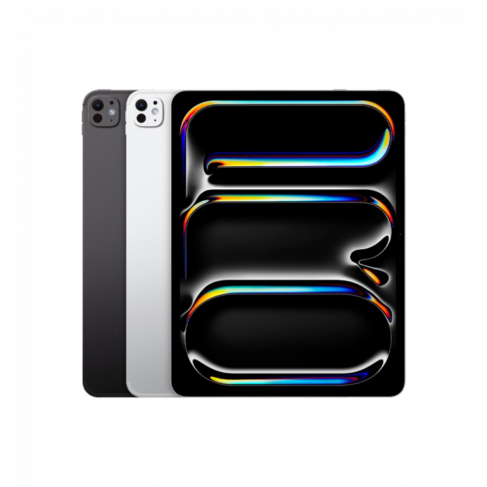 iPad Pro 13 M4 (2024) Wi-Fi + Cellular with Standard Glass 512GB Silver (MVXV3)