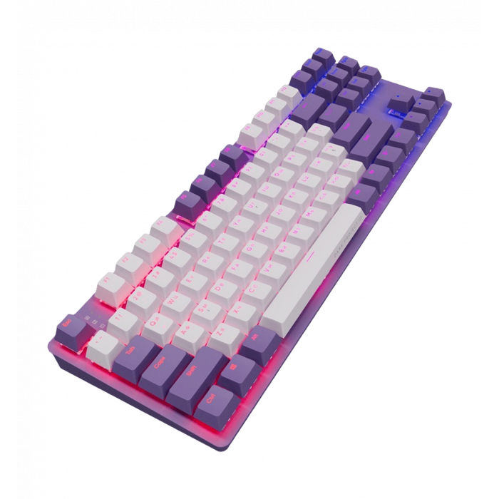 Ігрова клавіатура DARK PROJECT KD87A Mech. g3ms Sapphire ENG/UA Violet/Grey (DPO-KD-87A-400300-GMT)