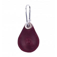 Шкіряний чохол INCARNE Key Tag для AirTag бордо
