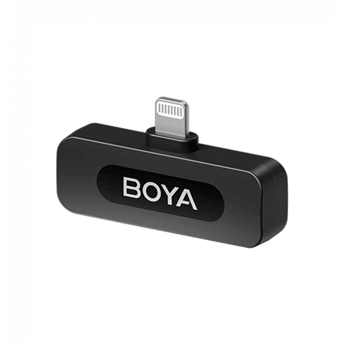Беспроводной петличный микрофон BOYA BY-V1 Lightning Black