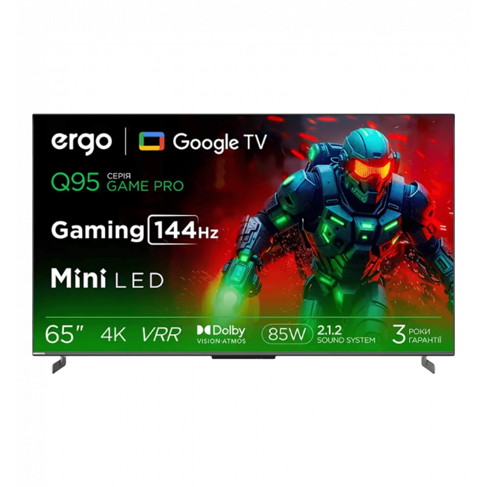 Телевізор ERGO 65MQ95 Game PRO рідкокристалічний