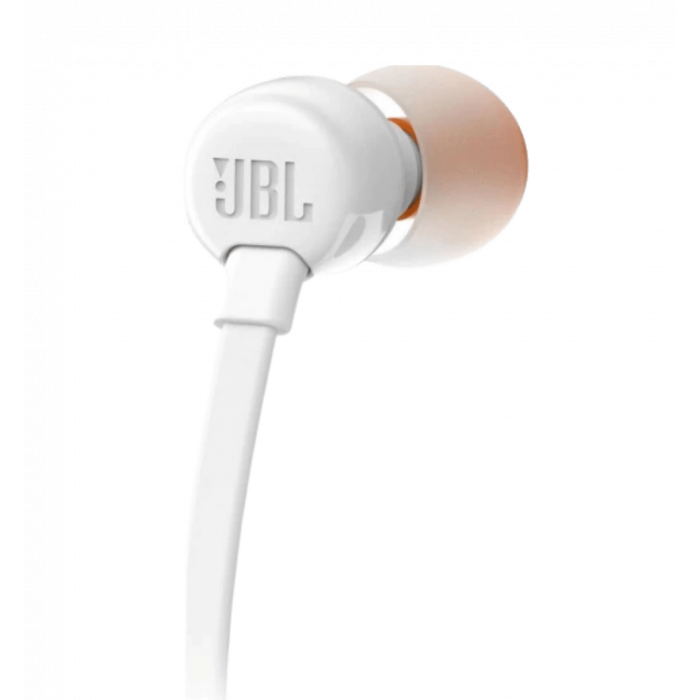 Навушники з мікрофоном JBL Tune 110 White (JBLT110WHT)
