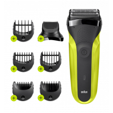 Електробритва BRAUN 300BT Series 3 5408 Black/Green (4210201276395)