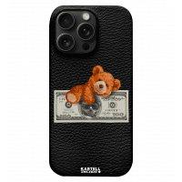Чохол Kartell для iPhone15 Pro MagSafe Teddy Black