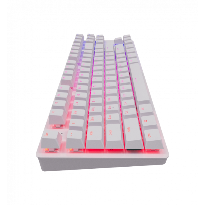 Ігрова клавіатура DARK PROJECT KD87A Mech. g3ms Sapphire ENG/UA White (DPO-KD-87A-100300-GMT)