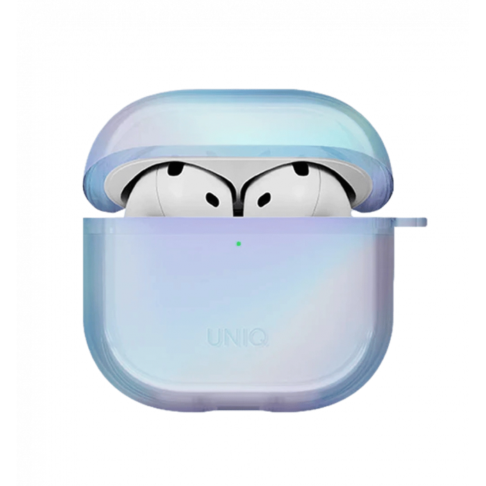 Чохол UNIQ Iridescia для AirPods 4 Eclipse Blue (UNIQ-AIRPODS(2024)-IRDEBLU)