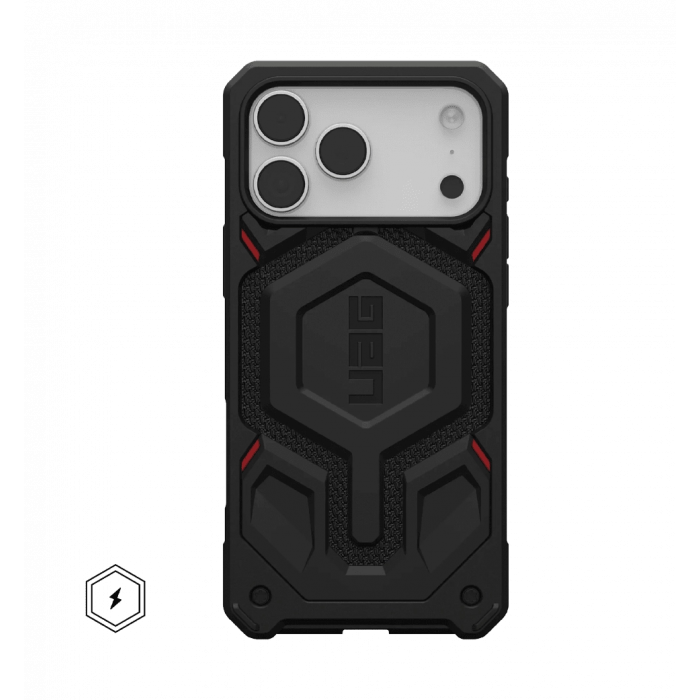 Чехол UAG для iPhone 17 Pro Max, Monarch Pro MagSafe, Kevlar Black
