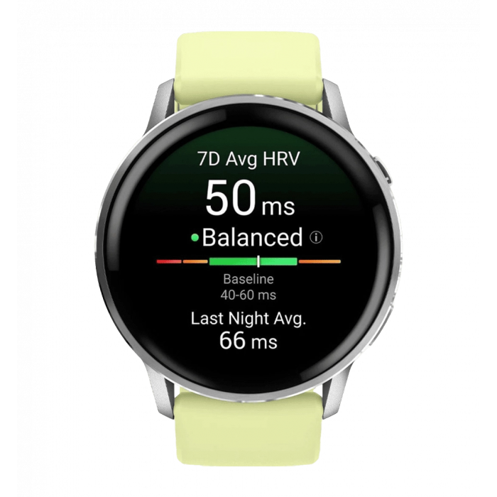 Smart watch Garmin Venu 4 45 mm Silver with Citron Silicone Band (010-03014-02)