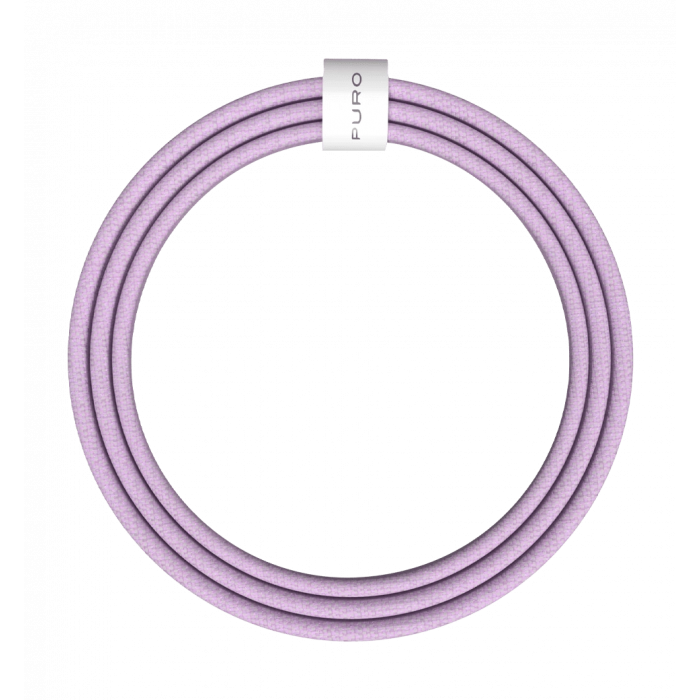 Зарядний кабель Puro Braided Cable FABK4 USB-C to USB-C, 1.5m 60W 480mbps, pink PUCCCFABK415MTPINK