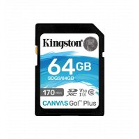 Memory card 64GB SDXC C10 UHS-I Canvas Go! Plus 170R/70W U3, V30 SDG3/64GB